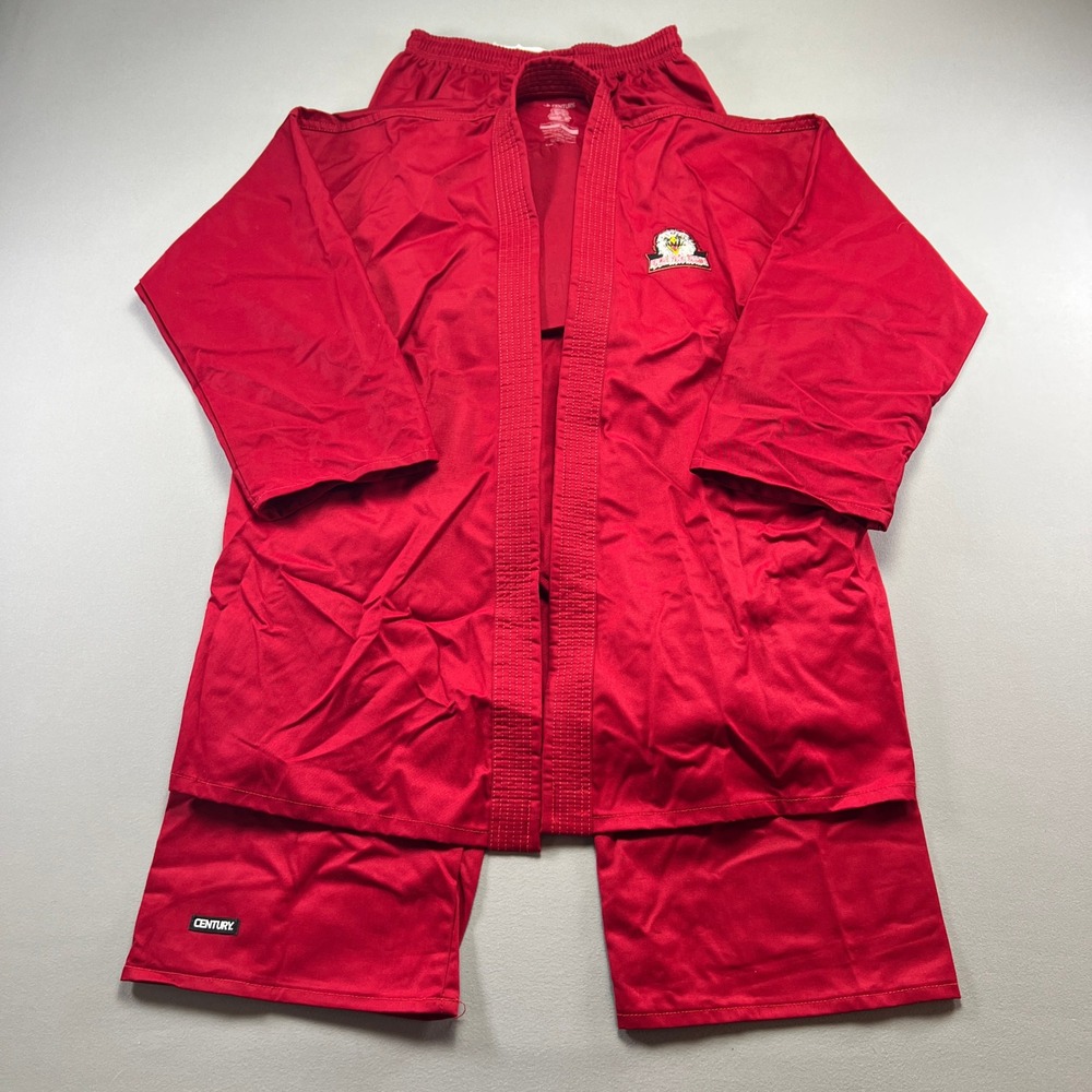 Cobra Kai By Century Martial Arts 2 Piece Set Womens 4 Red Eagle Fang Karate Gi